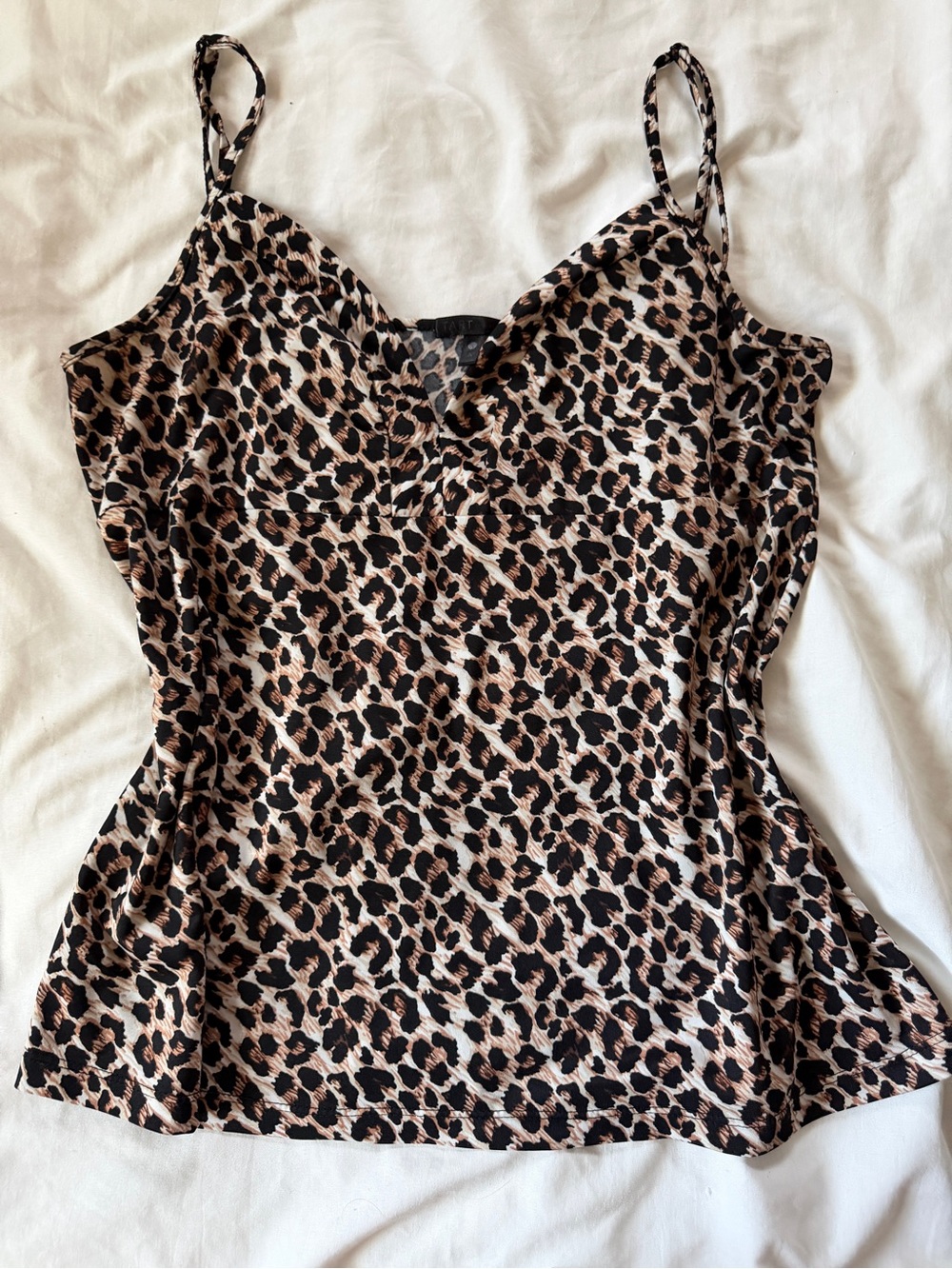 TART Intimates Y2K Leopard Print Cami Tank Top Size Large